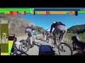 30 min live action cycling workout sufferfest style ride a long