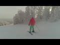 Катание на горных лыжах в Абзаково декабрь 2018. ski abzakovo 2018 2019