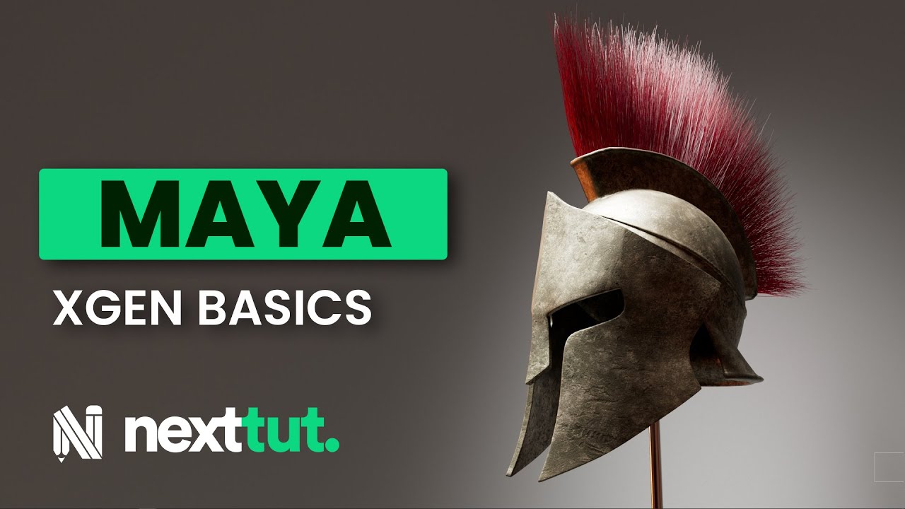 Maya Tutorial Xgen Basic Introduction Youtube