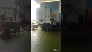 CNC machine wheel fixing by machine and moving and shifting