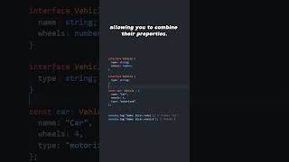 TypeScript Interfaces merge #typescript #ts #programming #engineering #javascript #tutorial #coding
