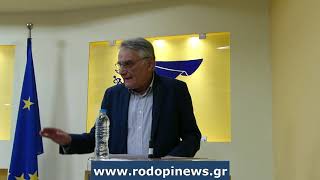 RodopiNews.gr - ΚΩΣΤΑΣ ΠΟΥΛΑΚΗΣ ΣΤΗΝ ΚΟΜΟΤΗΝΗ, ΑΡΧΙΚΗ ΟΜΙΛΙΑ