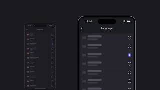 Discord Language Radio Button Animation ✦ React Native ✦ makeitanimated.dev