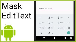 Mask EditText Library - Android Studio Tutorial