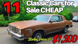 Crazy Cheap Classic Cars! 11 Affordable Finds on Craigslist