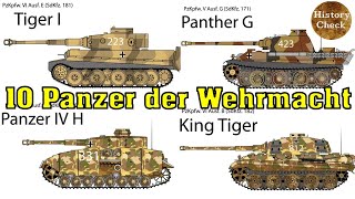 Die 10 berühmtesten Panzer der Wehrmacht im zweiten Weltkrieg!