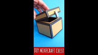 DIY Minecraft Chest From Scratch | #shorts