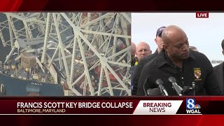 Baltimore bridge collapse: Full news conference