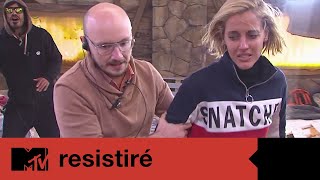 MTV Resistiré |  ¡Todo por un colchón! Tere y Nacha hablaron de su fuerte conflicto