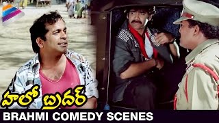 Brahmanandam Back to Back Comedy Scenes | Hello Brother Telugu Movie | Nagarjuna