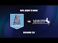 NPL Men’s NSW Round 20: APIA Leichhardt FC v Marconi Stallions FC