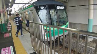 常磐線　各駅停車代々木上原行き　東京メトロ16000系16124編成JR車代走　柏駅にて