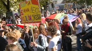Montenegro, scontri e feriti al gay pride