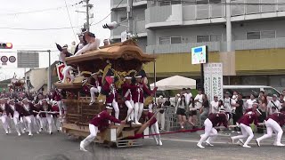 令和6年　長滝・上之郷だんじり七町パレード　　2024/9/29