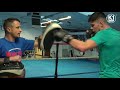 18 year old muay thai prodigy george jarvis training padwork