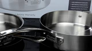 Viking Professional 5-Ply 6.4 Qt. Saute Pan - Comparison - All Clad 3qt 3 ply