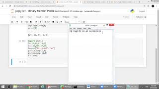 Read /Write Binary File using Pickle Python - Part-1
