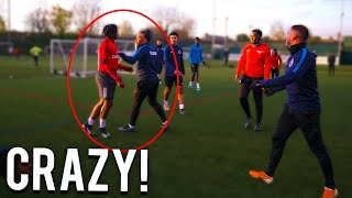 This SOCCER TEAM Tried To BEAT US UP!! - Official Football match