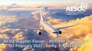 AESQ Derby Supplier Forum - February 23, 2023