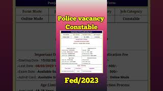 punjab police bharti 2023 || #shorts #latest #news