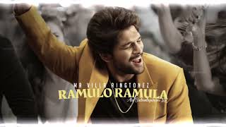 Ramulo Ramula_-_Alaa Baikunthapuram Loo BGM Ringtone 🔥| Allu Arjun, Pooja Hegde | 🎧Feel it