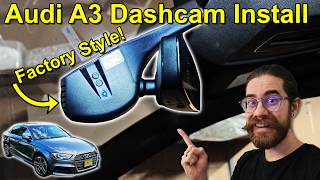 The STEALTHIEST Dashcam! – 2017 Audi A3 Mangoal Dual Dashcam Install