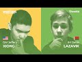 Jeffery Xiong vs Denis Lazavik  | Junior Speed Chess Championship