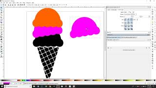 path offset and path difference in Inkscape