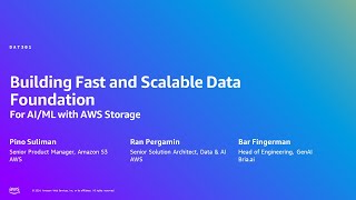 AWS Summit Tel Aviv 2024 - Building Fast/Scalable Data Foundation: For AIML with AWS Storage(DAT301)