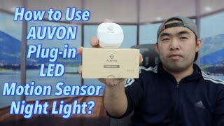 How to Use AUVON Plug-in LED Motion Sensor Night Light?