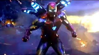 Avengers Endgame New Leaked iron man vs thanos fight scene footage 2019 April 26