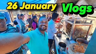 Republic Day Vlog 26 January, Ab To Yaha Bahot Dukane Lagne Lagi Hai 😲 #rakeshlife