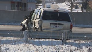 Police chase ends in wrong-way crash on westbound I-70 in St. Charles County