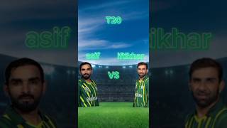 🔥Iftikhar Ahmed vs Asif Ali comparison in t20#cricket #trending #viral #ytshorts #iftikhar