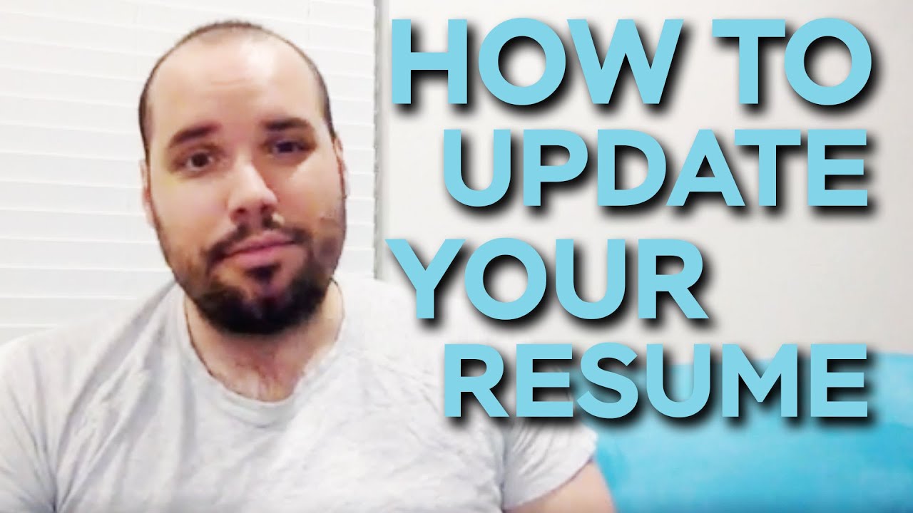 Resume Tutorial Chapter One Youtube