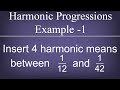 Harmonic Progressions Example - 1 / Progressions / Maths Arithmetic