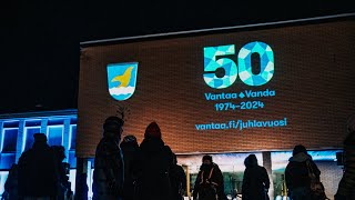 Vantaan Tarina - The Story of Vantaa (projection mapping)