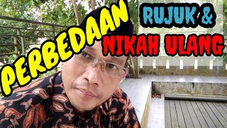 PERBEDAAN RUJUK DAN NIKAH ULANG @penghulucinta1029