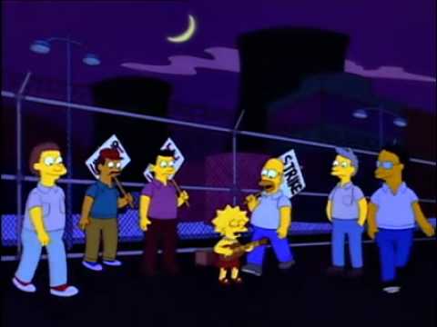 The Simpsons - Power Plant Strike The Simpsons - Power Plant Strike