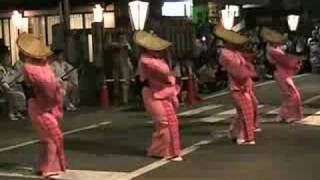 富山県八尾町　おわら風の盆　天満町