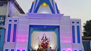 Nowrozabad 5 no colony Yuva Chatra Nav Durga Utsav Samiti ki Arti