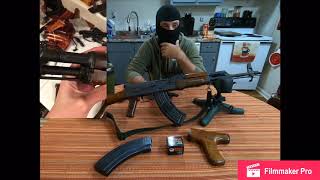 Jim Fuller built Romanian G-kit build ak-47