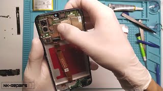 Huawei P20 Lite Restauration, Display replacement, frame and new backcover timelapse