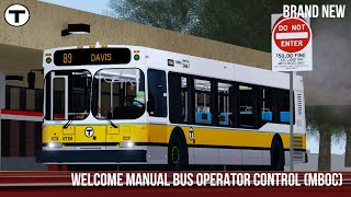 MBTA ROBLOX | 2007 New Flyer D40LF 0769 | 89 to Davis Station | First MBOC Video I Recorded
