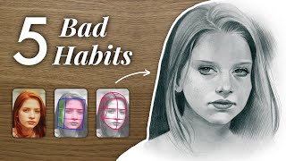 5 COMMON LOOMIS METHOD MISTAKES to avoid for better Portrait Drawings