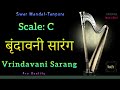 c scale बृंदावनी सारंग swar mandal tanpura vrindavani sarang vocal riyaz instrumental aalap sargam