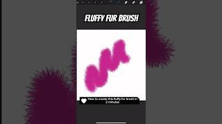 Create tour own fluffy fur brush in procreate ✨ #art #procreate #procreatebrushes #arttutorial #ipad