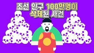 임진왜란보다 참혹했던 사건 조선 경신 대기근