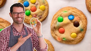 Soft Chewy M&M Cookies Recipe