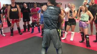 Petchtanong Banchamek Muay Thai Seminar @Spyda_Driven_Gym , New Jersey USA  in August 4th ,2017